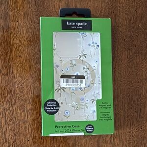 Kate Spade New York iPhone 16 Pro Protective Case with MagSafe - Precious Bloom